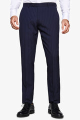 Pantaloni gessati blu-Dan John