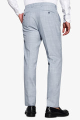 Pantaloni tela fiammata celeste-Dan John