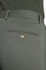 Pantaloni jersey stretch verde-Dan John