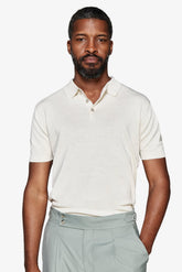 Polo in maglia basic in cotone ghiaccio-Dan John