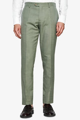 Pantaloni tela fiammata verde-Dan John