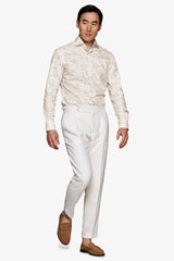 Camicia stampa cashmere sabbia-Dan John