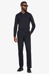 Polo in maglia con bottoni navy-Dan John