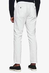 Pantalaccio misto lino bianco-Dan John