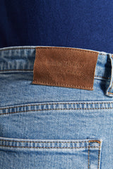 Pantaloni denim blu chiaro-Dan John