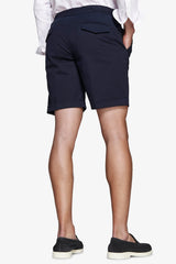 Blue woven Bermuda shorts
