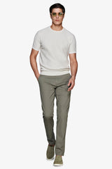 T-shirt in maglia armaturata grigia DNJ-Dan John