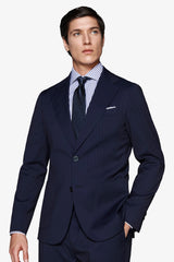 Giacca Herringbone blu-Dan John