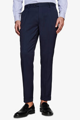 Pantaloni Herringbone blu-Dan John