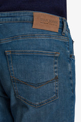 Light blue 5-pocket denim trousers