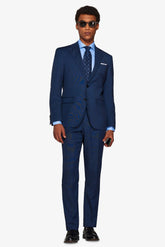 Navy Prince of Wales suit jacket