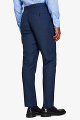 Navy Prince of Wales suit trousers