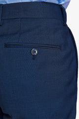 Navy Prince of Wales suit trousers