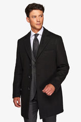 Black Baronet Single Breasted Coat