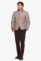 Dove gray quilted jacket