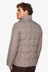 Dove gray quilted jacket