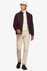 100g burgundy eco feather duvet