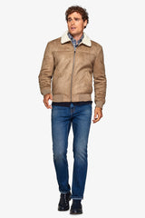 Sand Aviator Style Jacket