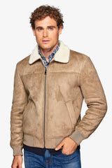 Sand Aviator Style Jacket