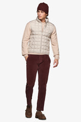 100g beige eco down vest