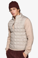 100g beige eco down vest