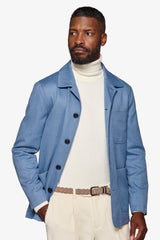 Light blue "Iris" Worker jacket