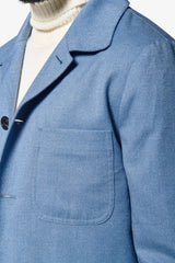 Light blue "Iris" Worker jacket