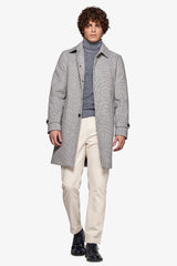 Light gray Prince of Wales coat