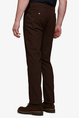 Biscuit textured stretch chino trousers