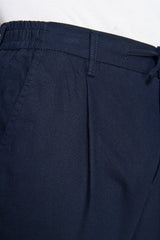 Pantalaccio misto lino blu-Dan John