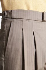 Bermuda Herringbone Dove Gray