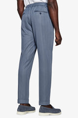 Pantaloni jersey gessati avion-Dan John