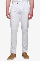 White chino trousers