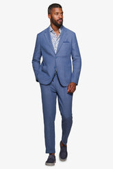 Avion herringbone linen blend suit jacket