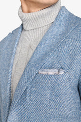 Giacca jersey diagonale celeste-Dan John