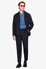 Giacca da abito worker blu-Dan John