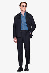 Blue worker suit jacket