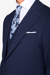 Giacca da abito classico blu slim-Dan John