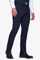 Classic blue suit trousers