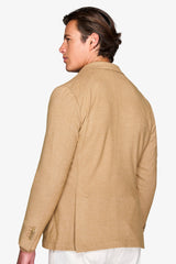 Beige jersey jacket
