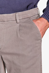 Dove gray cavalry trousers