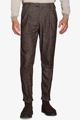 Dark birdseye trousers