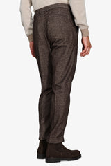 Dark birdseye trousers