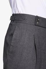 Pantaloni effetto flanella grigio medio-Dan John