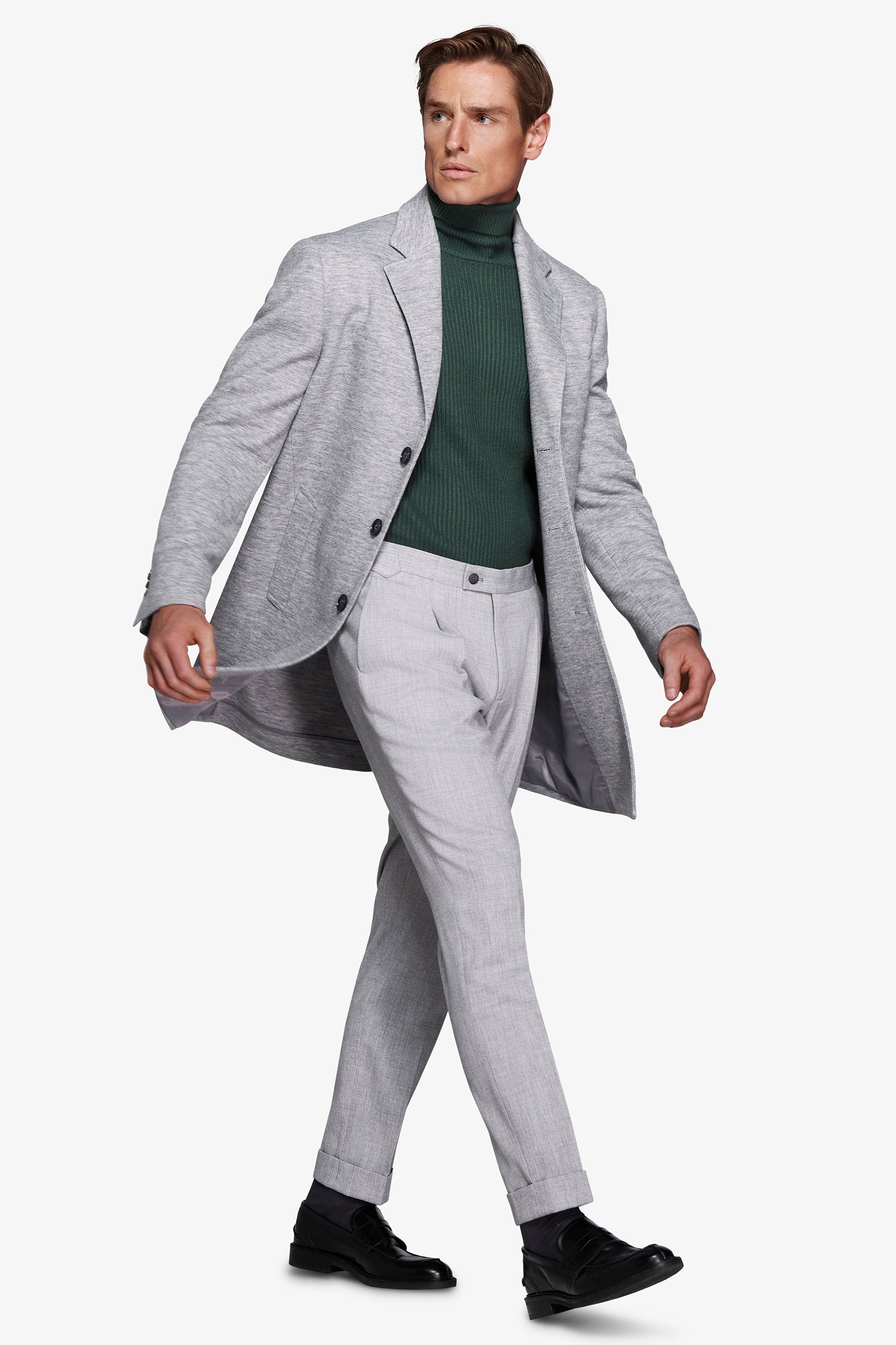 Cappotto baronetto grigio chiaro-Dan John