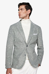 Giacca jersey diagonale verde-Dan John