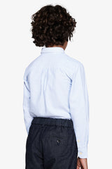Camicia oxford a righe blu Kids-Dan John
