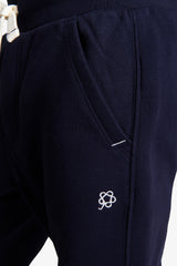 Pantaloni felpa basic blu Kids-Dan John