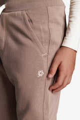 Pantaloni felpa basic tortora Kids-Dan John