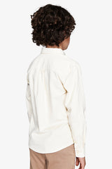 Camicia velluto panna Kids-Dan John